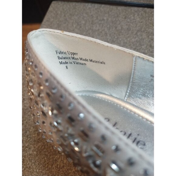 Kelly & Katie Rhinestone Silver Heels 2 Inch Size 8 - Picture 7 of 7